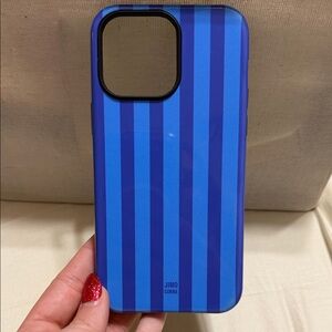 Blue Striped Phone Case